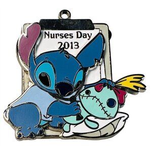 Disney Pin Nurses Day 2013 LE 1500 Lilo & Stitch RN LVN Medical Doctor Scrubs